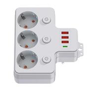 Ciabatte Elettriche Multipresa | Caricatore con Porte Multiple - Protezione dalle Sovratensioni Stazione di Ricarica Portatile,per Scrivania Ufficio Viaggio Casa Dormitorio Studio Lavoro