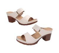 Ciabatte estive da donna con plateau, sandali eleganti da spiaggia, sandali eleganti con tacco, sandali estivi con zeppa, scarpe da spiaggia, sandali con zeppa, scarpe da spiaggia, sandali con zeppa