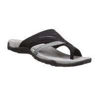 Ciabatte Estive da Donna per Fascite Plantare,Comodi Sandali da Donna per La Correzione del Piede per Alluce Valgo,Infradito da Spiaggia Piatte con Supporto dell'Arco Plantare(Black,38 EU)
