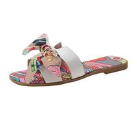 Ciabatte Estive Donna Eleganti Estive Ciabatta Slippers Piatti Antiscivolo Pantofole Bassi Spiaggia Mare Infradito Gomma Aperta Casual Boho Sandali Platform Sportivi Moda Ospiti Piscina Ciabattina