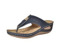 Ciabatte Estive Donna Leggere Eleganti Scarpe Antiscivolo Comode Ortopediche Infradito Fascite Plantare Estive Pantofole Da Casa Punta Aperta Sportive 2025 Sandali Con Zeppa Ciabattina Spiaggia