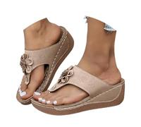 Ciabatte Estive Donna Ortopediche Leggere Con Zeppa Infradito Comode Antiscivolo Sandali Ortopedici Per Fascite Plantare Pantofole Eleganti Casual Riposanti In Gomma Flip Flop Piscina Mare Casa