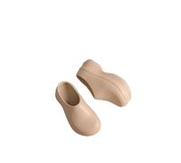 Ciabatte EVA impermeabili da donna Zoccoli con piattaforma spessa Antiscivolo Punta chiusa Calzature casual Altezza leggera Aumenta la cucina all'aperto