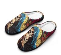 Ciabatte Grim Reaper With A Skull Slippers | Pantofole Comode Pantofole Da Casa Peluche Per Donne Uomo Hotel E Bagno Interno
