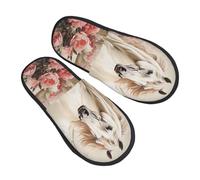 Ciabatte Immagine Del Cavallo Comode Pantofole Lavabili Cotone Pantofole Per Unisex Invernale Hotel L