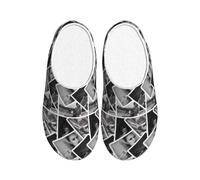 ＨＡＯＡＮＧＺＨＥ Ciabatte in Cotone Personalizzate - Infradito Morbide per Casa - Antiscivolo - Lavabile in Lavatrice - Confortevoli e Regolabili - Ciabatte Comode con Suola Antiscivolo - Ideali per Casa