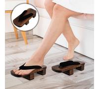 Ciabatte in legno in stile giapponese: zoccoli kimono per il relax in casa, spa