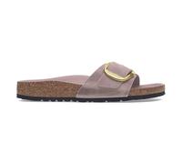 Ciabatte in pelle naturale oliata donna Birkenstock Madrid Big Buckle Violet 41 Stretto