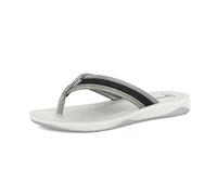 inblu Ciabatte Infradito Donna con Morbido Plantare Imbottito e Suola Anatomica, Nero, 38 EU