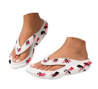 Ciabatte Infradito Donna Estive Con Zeppa Eleganti Leggere Ciabatte Ortopediche Pianta Larga Pantofole In Gomma Antiscivolo Comode Infradito Doccia Casa Aperte Riposanti Slippers Spiaggia Piscina Mare