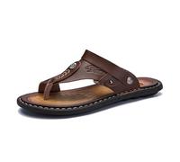Ciabatte Infradito Ortopediche Estive da Uomo per L'alluce Valgo,Ciabatte Fascite Plantare con Supporto dell'Arco Plantare,Sandali da Spiaggia Casual La Correzione del Piede(Khaki,45 EU)