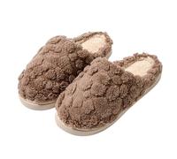 Ciabatte Invernali Donna Chiuse Davanti Pelose Caldo Ciabatte Da Camera Morbide Leggere Peluche Pantofole Da Casa Termiche Semichiuse Silenziose Sliders Memory Foam Interno Esterno Lavabili Scarpe