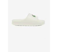 Ciabatte Lacoste Serve Slide Colour 2.0 bianco verde - 44.5
