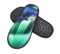 Ciabatte Luce Del Nord Morbide Scarpe Di Cotone Comode Scarpe Da Casa Per Hotel Invernale Unisex M