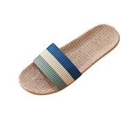 Ciabatte Mare Donna Paglia, Pantofole Donna Estive, Ciabatte Uomo Lino Ciabatte da Mare Donna Antiscivolo Colori Pantofole Lino Le Coppie da Case Leggeri Esterno Casa Pantofole di Paglia Slippers