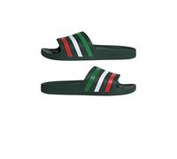 adidas Unisex - Adulto Adilette Aqua Slides, team dark green/ftwr white/bright red, 40.5 EU