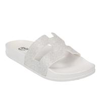 CIABATTE MARE PROFUMATE DONNA AXA 73289A BIANCO GLITTER ARGENTO DAL 37 AL 40 NEW