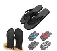 Ciabatte nascoste, Sandalo Antiscivolo Estivo, Infradito da Spiaggia, Ciabatte con Impronte Divertenti, Oggetti di Scena per Feste in Spiaggia(Black,39 EU)