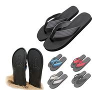 Ciabatte nascoste, Sandalo Antiscivolo Estivo, Infradito da Spiaggia, Ciabatte con Impronte Divertenti, Oggetti di Scena per Feste in Spiaggia(Gray,38 EU)