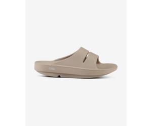 Ciabatte OOFOS Recovery OOAHH beige scuro - 38