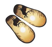 Ciabatte Opera D'Arte Di Alce Lavabili Scarpe Da Casa Eleganti Slippers Per Interno Hotel Esterno L