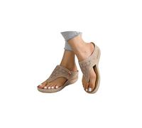 Ciabatte Ortopediche Donna Estive Comodi Eleganti Sandali Infradito Zeppa Casual Leggeri Ciabatta Supporto Arco Plantare Sandali Ortopedici Pantofole Mare Spiaggia Piscina Antiscivolo Doccia Slippers