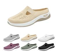 Ciabatte Ortopediche Donna Estive Pantofole Antiscivolo Chiuse Scarpe con Plantare Estraibile Morbido Traspiranti Sneakers Leggere Casa Comode
