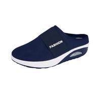 Ciabatte Ortopediche Donna Estive Scarpe Ortopediche Donna con Cuscino d'Aria Slip on Morbido e Comodo Pantofole in Rete Antiscivolo Traspiranti a Punta Chiusa Scarpe da Passeggio Leggere Casa Casual