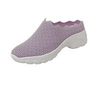 Ciabatte Ortopediche Donna Estive Sneakers Cuscino d'Aria Casual Passeggio Comode Traspiranti Antiscivolo in Rete Piatto Scarpe Zoccoli Sabot Pantofole Walking Trekking Dimagrante Larghi Punta Chiusa