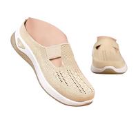 Ciabatte Ortopediche Donna Punta Chiusa Slip on con Supporto per Arco Pantofole in Rete Anatomiche Antiscivolo Comode Traspiranti Estive Scarpe Ortopediche Donna Casual Moda Leggero Slippers Morbida
