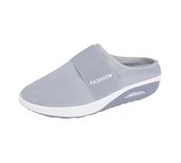 Ciabatte Ortopediche Donna Scarpe Ortopediche Slip On con Cuscino D'Aria Estive Leggere Scarpe Comode Antiscivolo con Rete Traspiranti Ciabatte Chiuse Pantofole da Spiaggia Zoccoli e Sabot All'Aperto