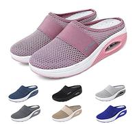 Ciabatte Ortopediche Donna Scarpe Ortopediche Slip On con Cuscino D'Aria Estive Leggere Scarpe Comode Antiscivolo con Rete Traspiranti Ciabatte Chiuse Pantofole da Spiaggia Zoccoli e Sabot All'Aperto