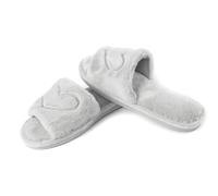 Ciabatte Pantofole Invernali In Morbida Ecopelliccia Modello Lovely Con Cuori