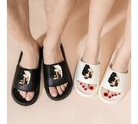 Ciabatte personalizzate con nome/testo - Leggere ciabatte da spiaggia, piscina e doccia adatte a donne e uomini, lavabili in lavatrice, pantofole estive per la casa - Idea regalo personalizzata, scarp