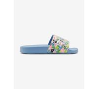 Ciabatte Roxy Slippy blu verde rosa bambini - 36