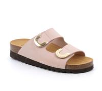 Ciabatte sandali a strappo Grunland Hola CB2257-M7 cipria zeppa 4,5 cm SCONTO