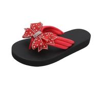 Ciabatte Sandali Donna ortopedici Plantare Estraibile, Eleganti Gioiello Perle Strass Zeppa Bassa Cinturino Caviglia Antiscivolo, Comodi Leggeri Traspiranti Mare Cerimonia Domna Dinna