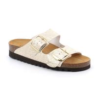Ciabatte sandali Grünland Hola CB2258-M7 platino zeppa 4,5 cm SCONTO DA LISTINO