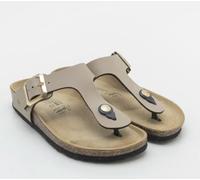 Ciabatte sandali infradito con fibbie Goldstar GS830Q ecopelle sabbia