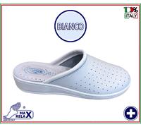 Ciabatte sanitarie Uomo Max Relax 398/S Sottopiede in Pelle 100% Made in Italy