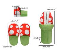 Ciabatte Super Mario Invernali Yoshi Luigi Pantofole Morbide Regalo Unisex 35/42
