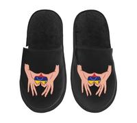 Ciabatte Tenendo L'Amore Tra Le Mani, Bandiera Dello Stato Del Venezuela Comode Pianelle Lavabili Pantofole Per Hotel Unisex Esterno M