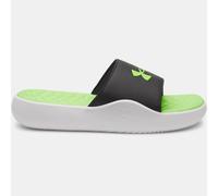 Ciabatte Under Armour Ignite Pro 8 Fixed Strap da uomo Nero / Bianco / Hyper Verde 45