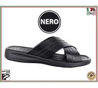 Ciabatte Uomo Arizona Patrizia Azzi 7300 Tomaia Incrociata in morbida Ecopelle