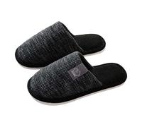 Ciabatte Uomo Donna Invernali Cotone Memory Foam Pantofole Unisex Antiscivolo Comode Slippers Morbide Ciabatta Chiuse Pianta Larga Tinta Unita per Casa 40-46