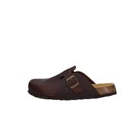 Grunland Ciabatta puntachiusa in Pelle ingrassata | BOBO CB2224 MOGANO 39