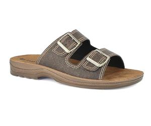 Ciabatte Uomo IN BLU TG000001 Marrone/45 eu