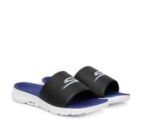 Ciabatte Uomo Skechers Go Consistent Nero e Blu con Memory Foam Sportive Nuova