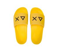 SUN68 Slippers Logo, slides da uomo, giallo., 43 EU
