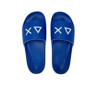 SUN68 Slippers Logo, slides da uomo, Blu, 41 EU